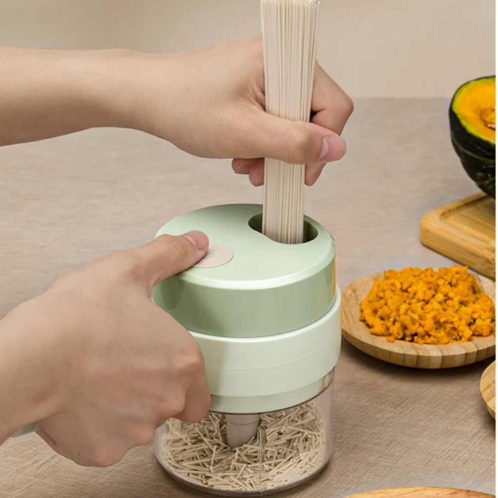 Electric Chopper Vegetable Cutter Set
