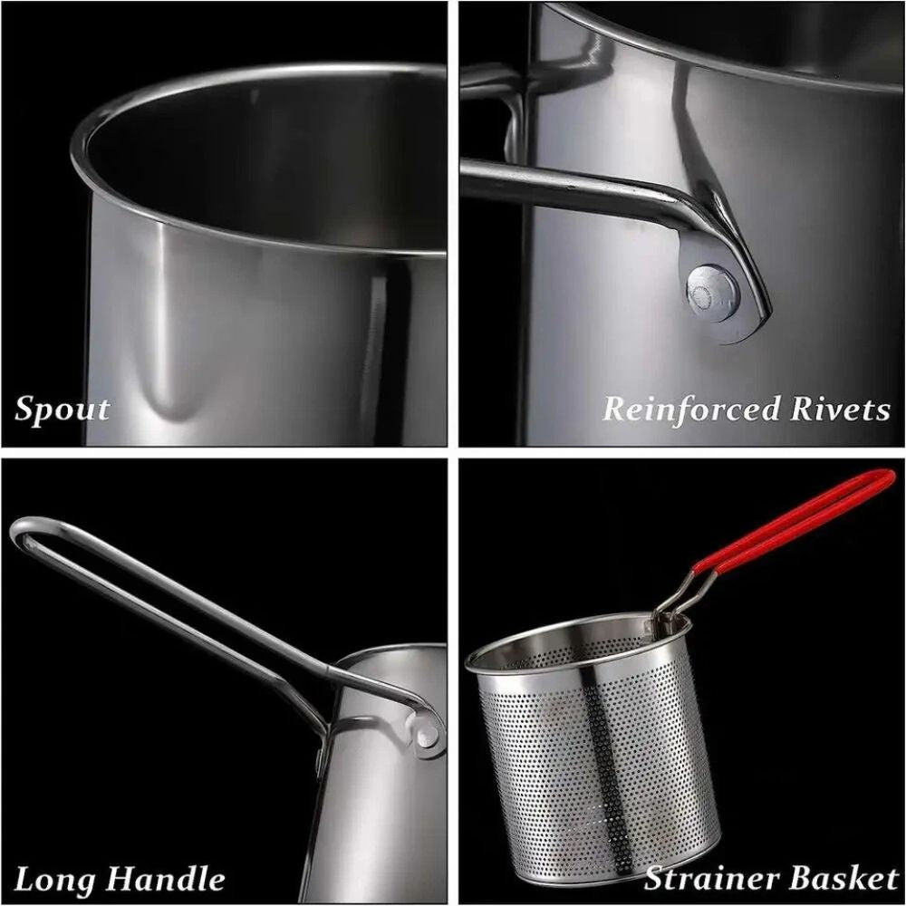 Deep Frying Pot Kitchen Fryer