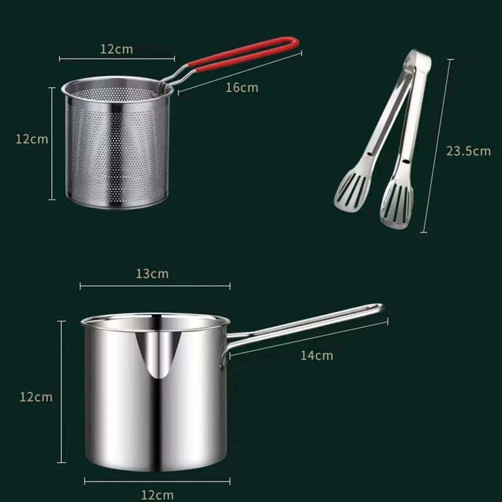 Deep Frying Pot Kitchen Fryer