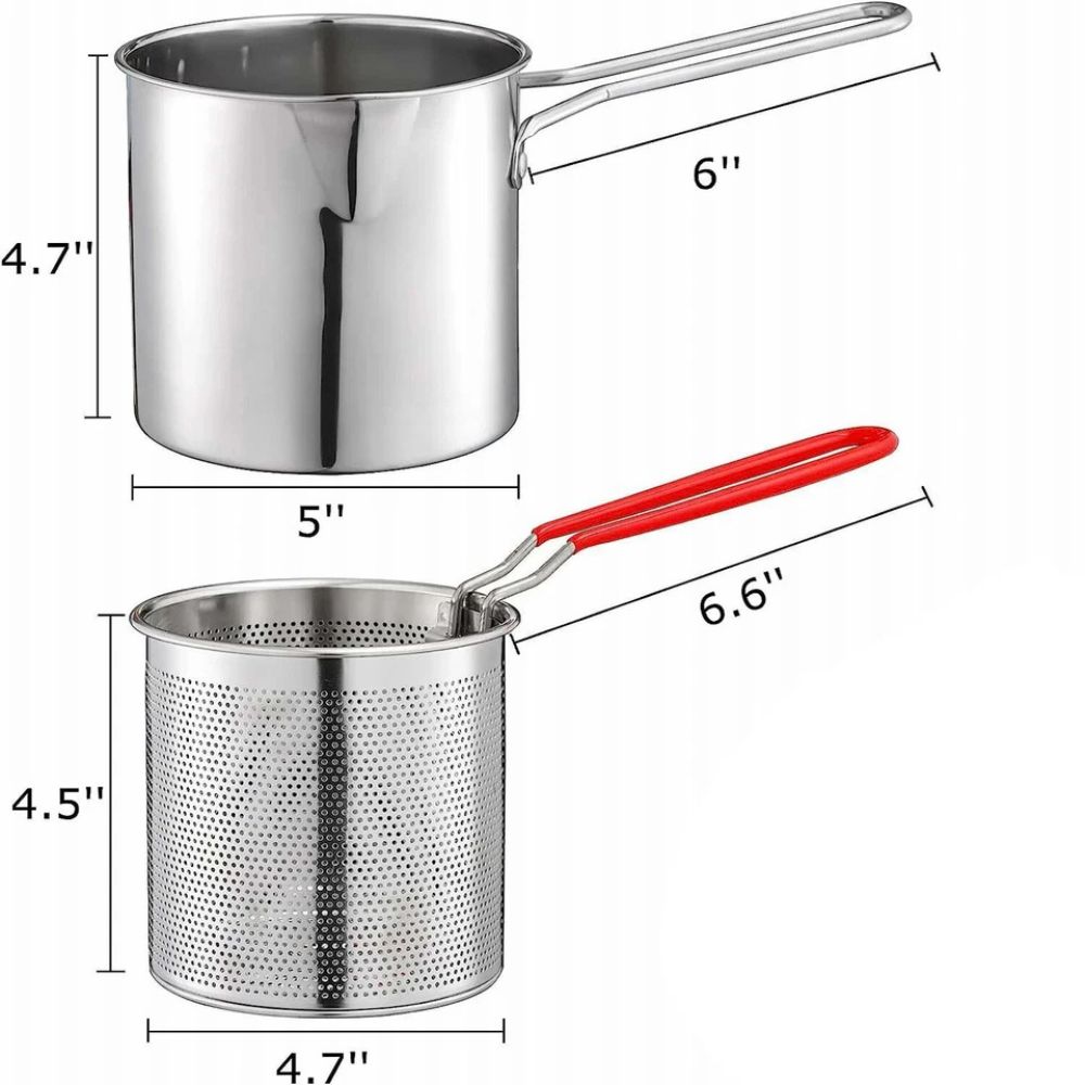 Deep Frying Pot Kitchen Fryer