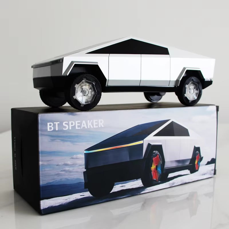 Tesla Cybertruck Design Bluetooth Speaker Wireless LED Portable Bass Speaker