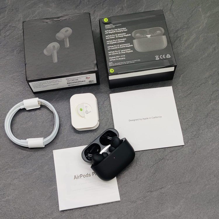 AirPods Pro 2 Buzzer Edition Black – High-Quality Wireless Earbuds for Music, Calls & Fitness