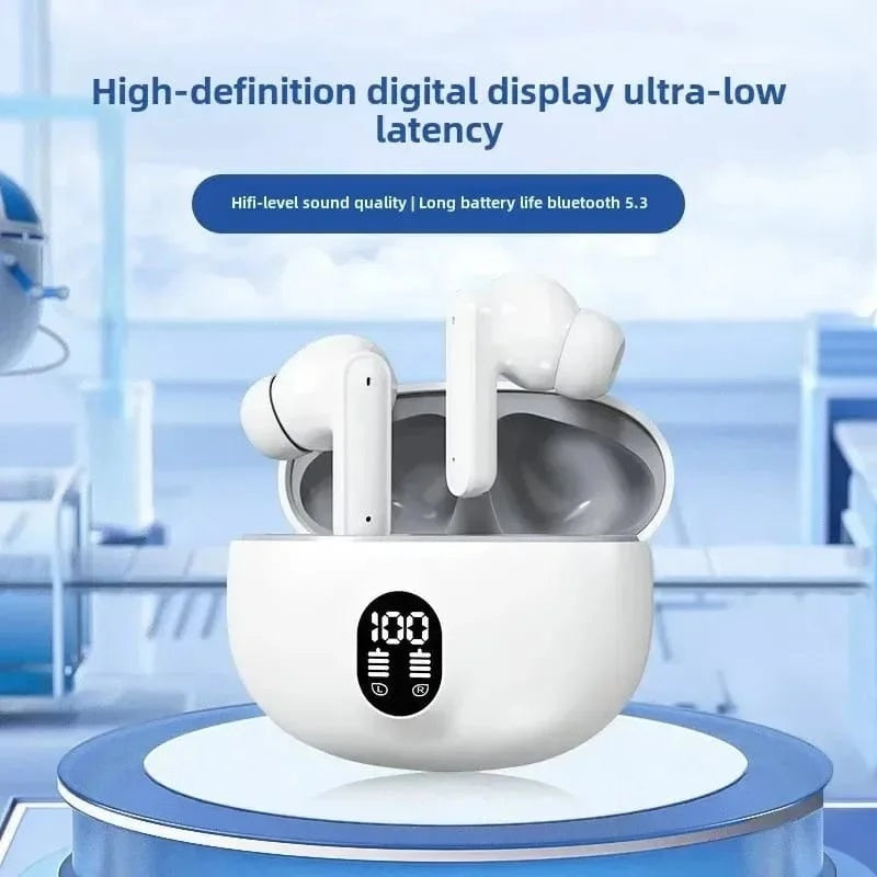 TWS 895B Wireless Earbuds ENC Noise Cancellation, LED Battery Display