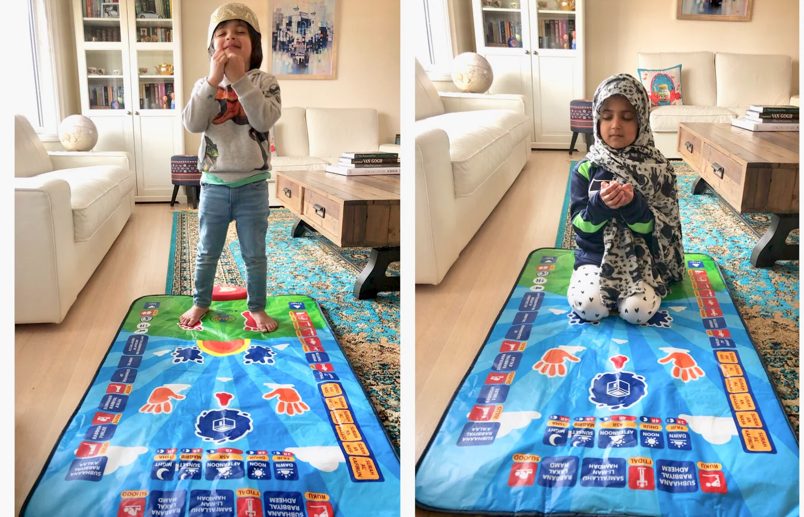 Kids Interactive Salah Learning Mat Touch & Play Prayer Educator