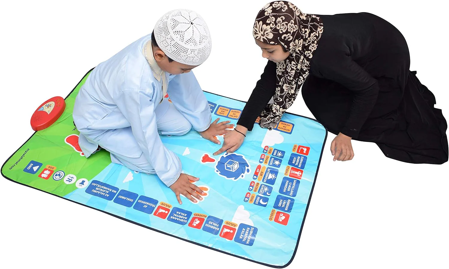 Kids Interactive Salah Learning Mat Touch & Play Prayer Educator