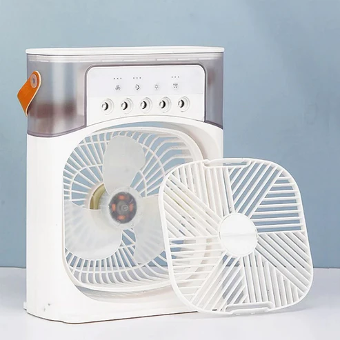Portable Humidifier Cooling Fan with Water Tank