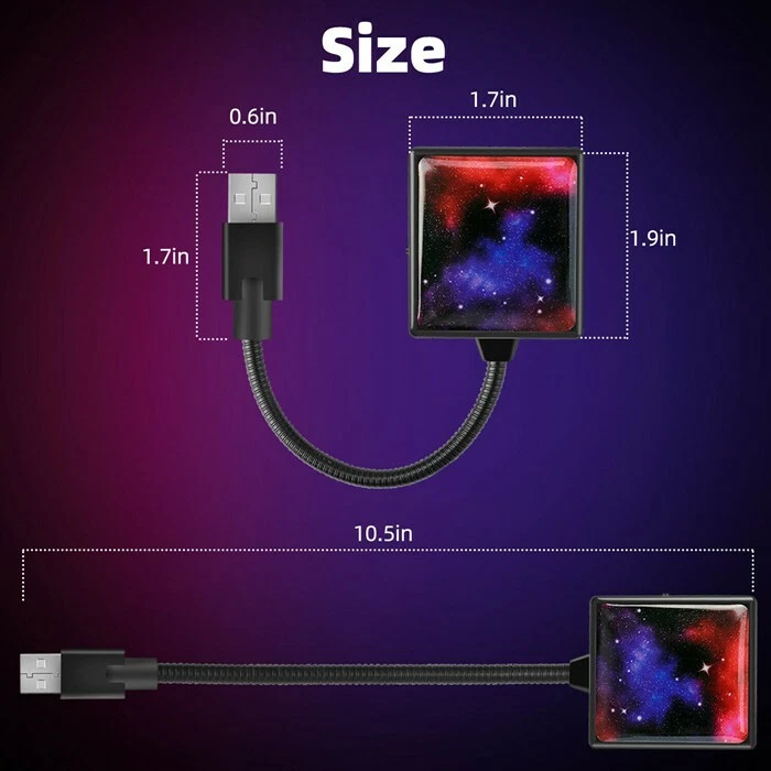 Galaxy Star Projector USB Light