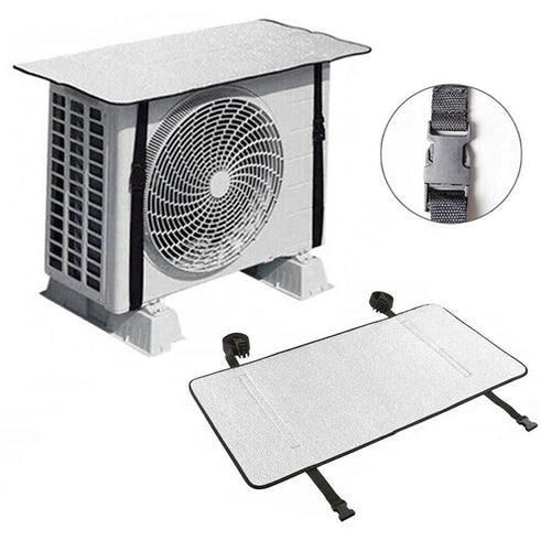 AC Outdoor Unit Cover Waterproof Dust Protection Cover for Split Air Conditioner Outdoor Unit Heavy Duty Sun Rain Heat Protection Cover for All AC Sizes