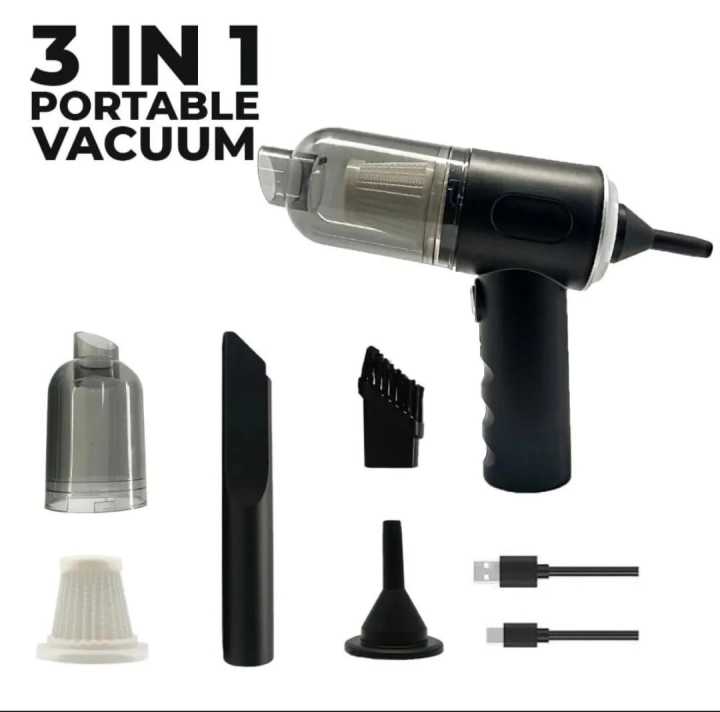 3-in-1 Portable Vacuum Cleaner Cordless Handheld with Blower