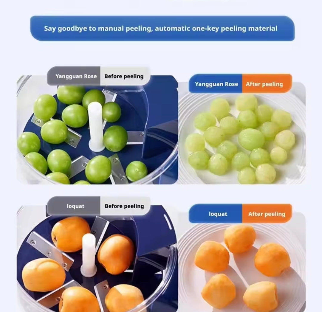 Automatic Electric Grape Peeling Machine