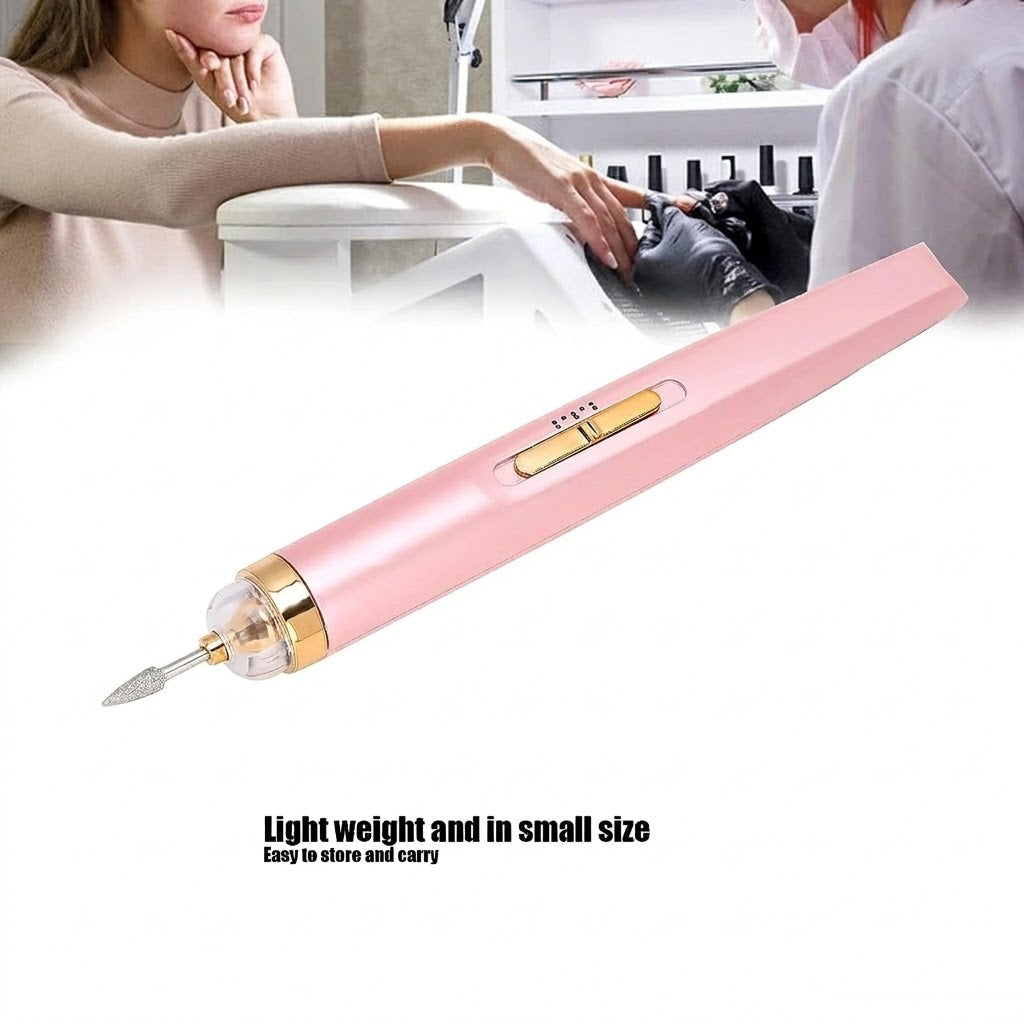 Portable Electric Nail Care Tool Complete Manicure & Pedicure Set for Home Use