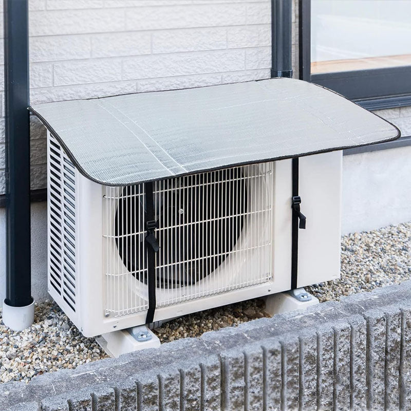 AC Outdoor Unit Cover Waterproof Dust Protection Cover for Split Air Conditioner Outdoor Unit Heavy Duty Sun Rain Heat Protection Cover for All AC Sizes