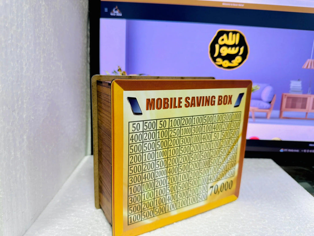 Mobile Saving Box - 70,000 PKR Savings Challenge