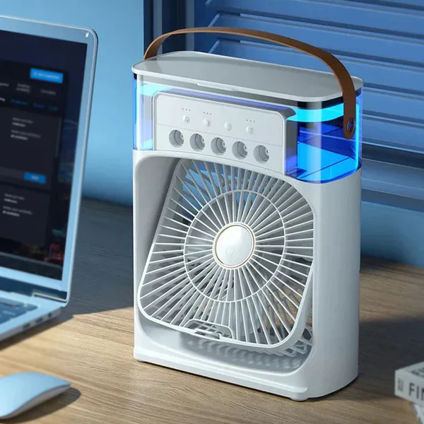 Portable Humidifier Cooling Fan with Water Tank