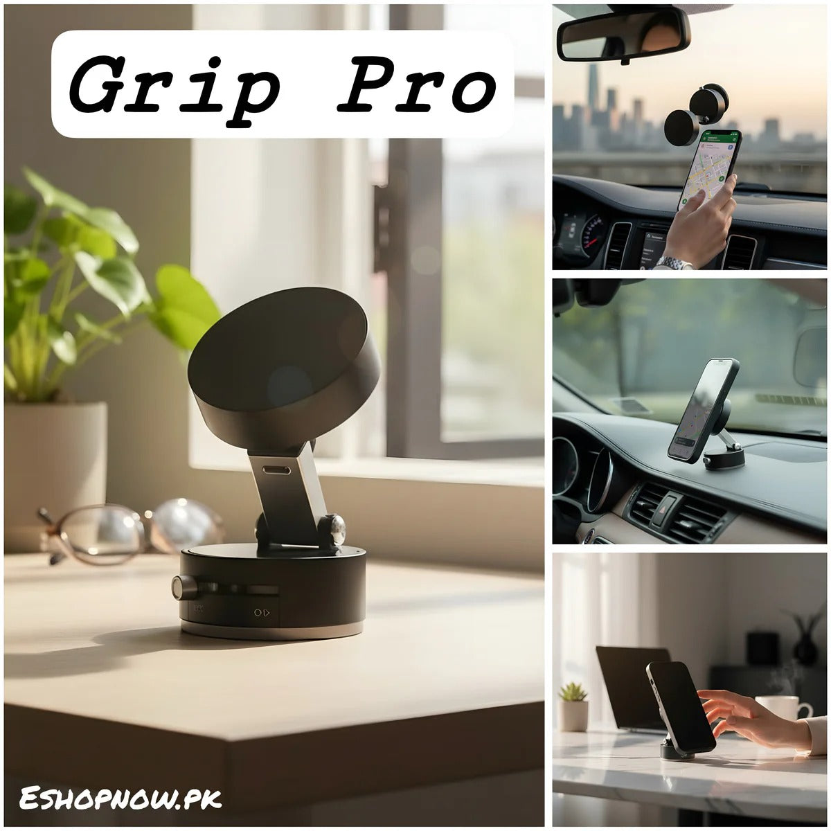 360° Adjustable Magnetic Car Phone Holder