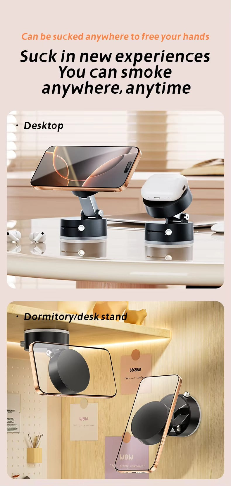 360° Adjustable Magnetic Car Phone Holder