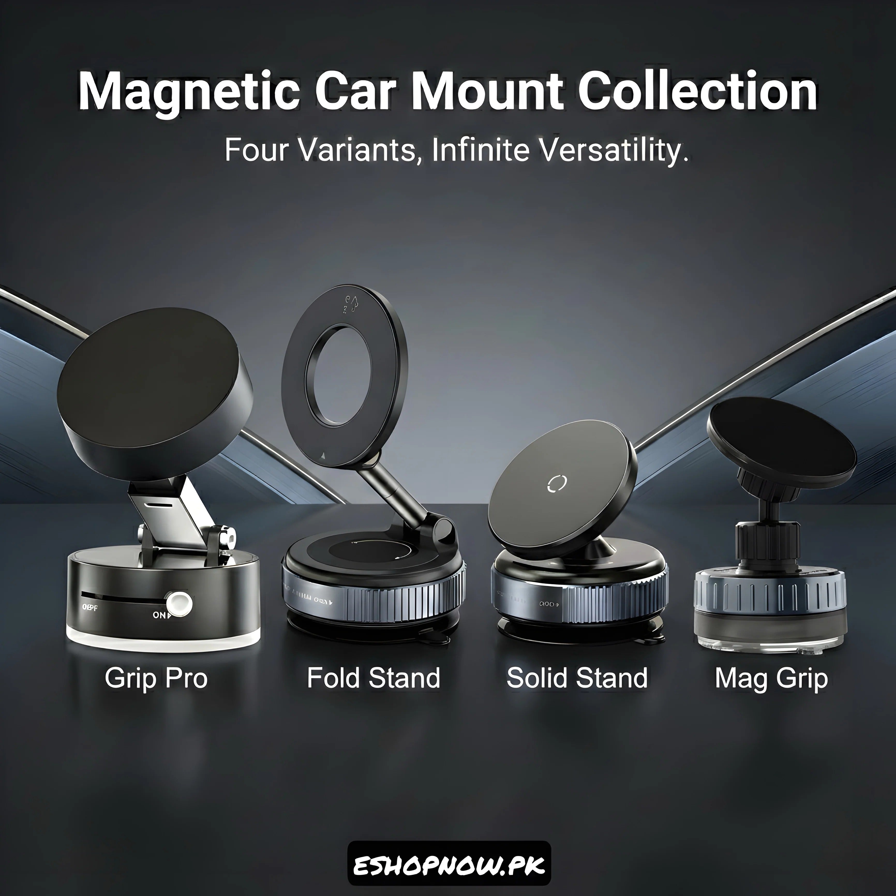 360° Adjustable Magnetic Car Phone Holder