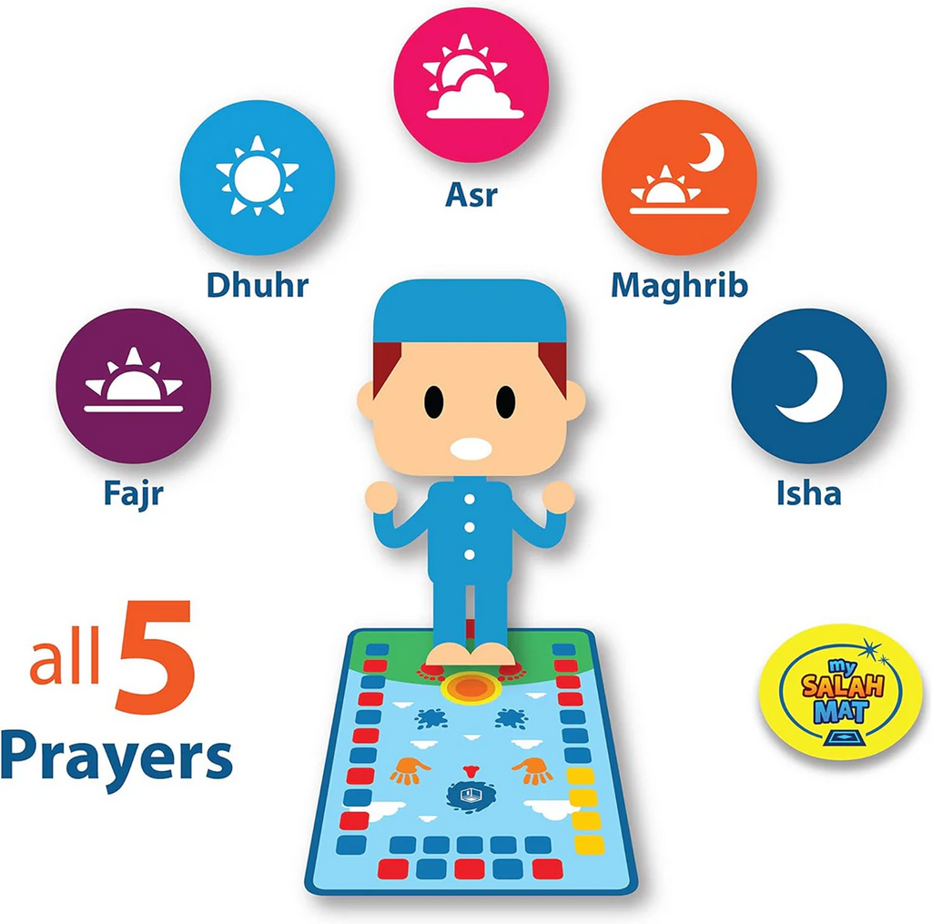 Kids Interactive Salah Learning Mat Touch & Play Prayer Educator