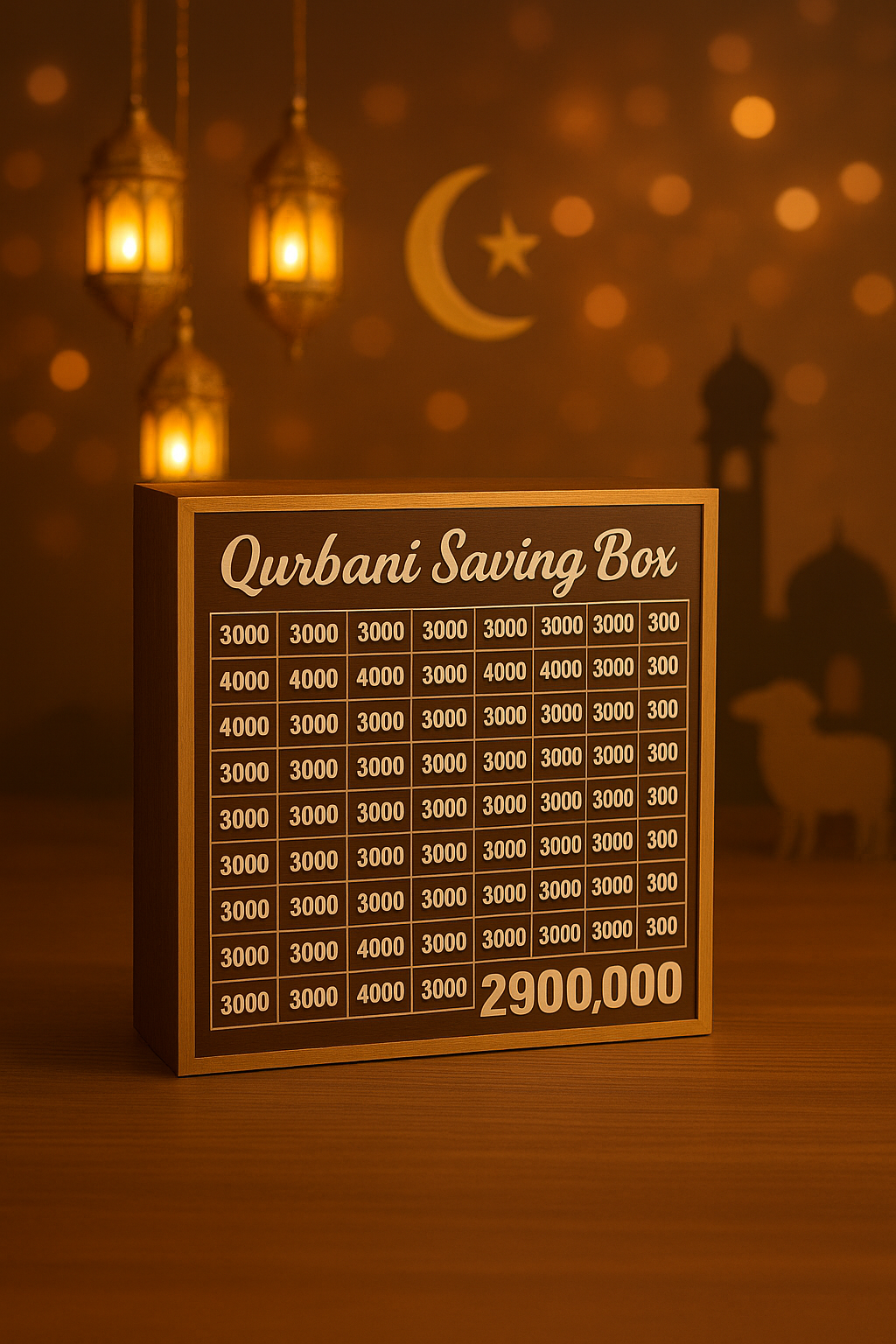 Qurbani Saving Box - 300,000 PKR Savings Challenge