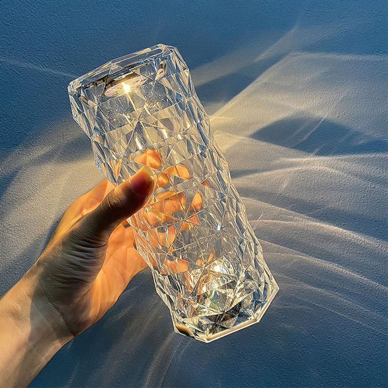USB Rechargeable Crystal Diamond LED Lamp