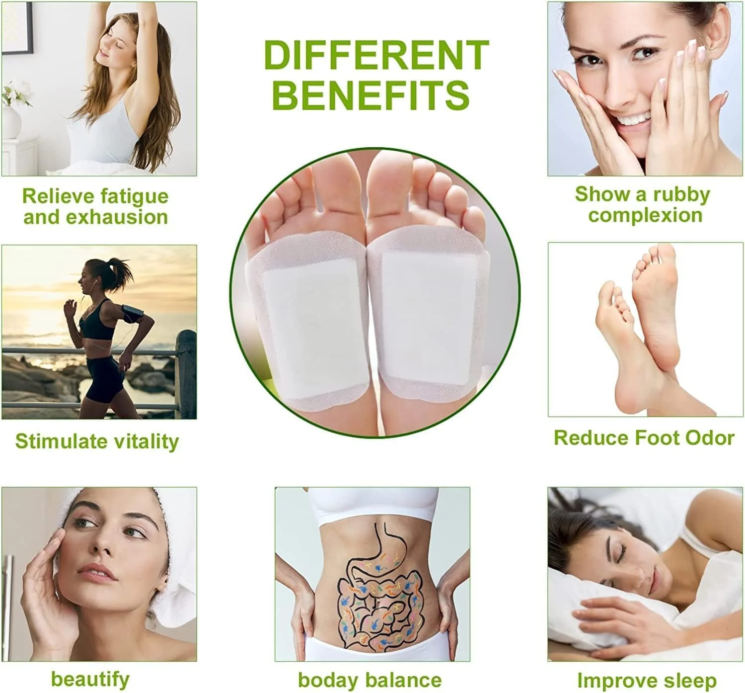 Kinoki Herbal Foot Patch Cleanse & Relax While You Sleep